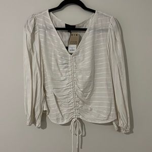 NWT Long Sleeve Kaia Gathered Top from Lucy Paris - Size L